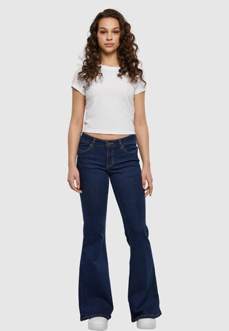 Urban Classics Flared Jeans in Blau