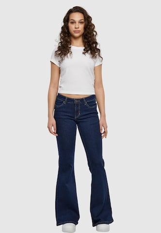 Urban Classics Flared Jeans in Blauw