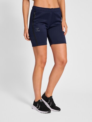 Hummel Regular Sportbroek 'Cima' in Blauw: voorkant