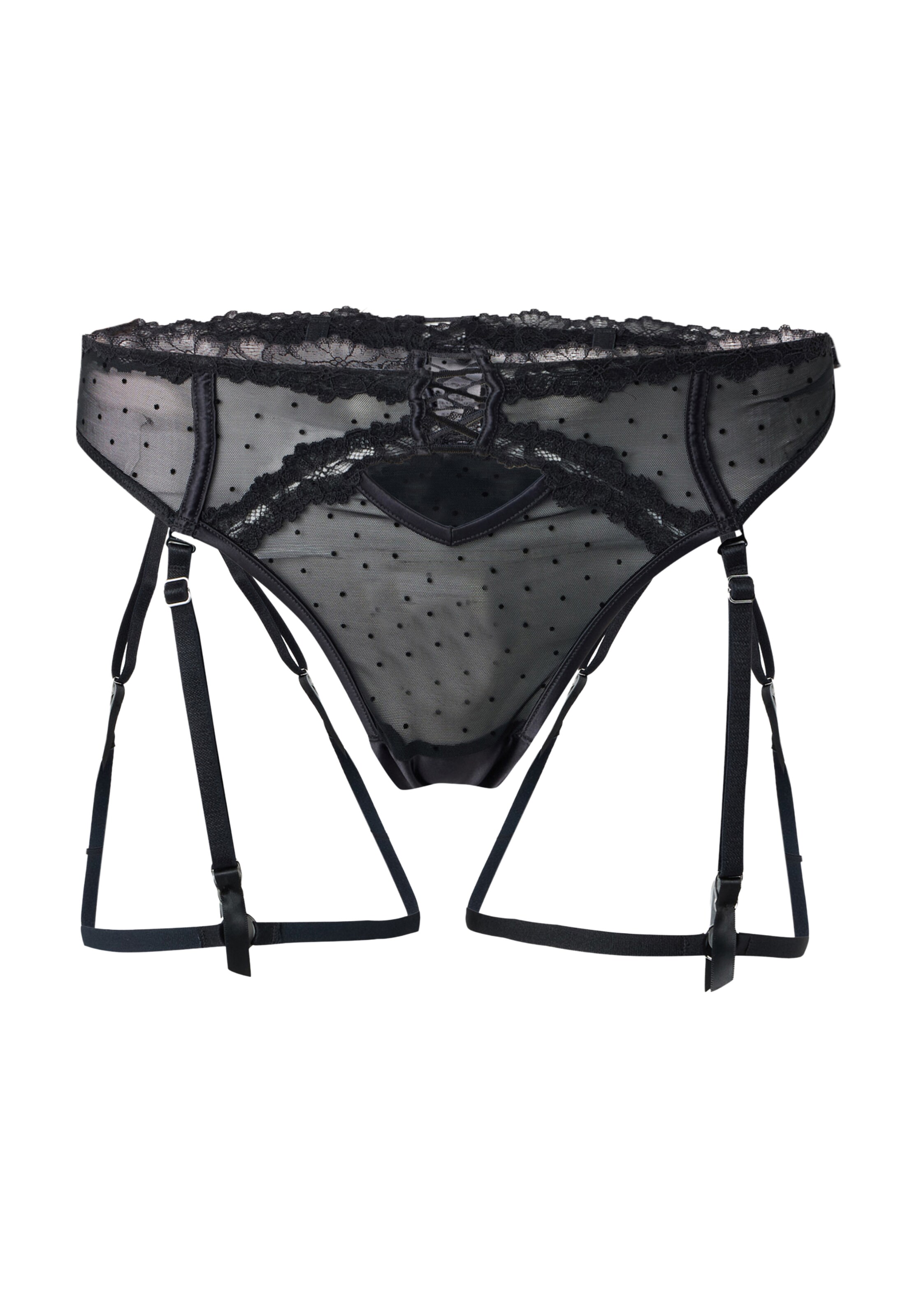Hunkemöller Стринги 'Kat' в Черный: спереди