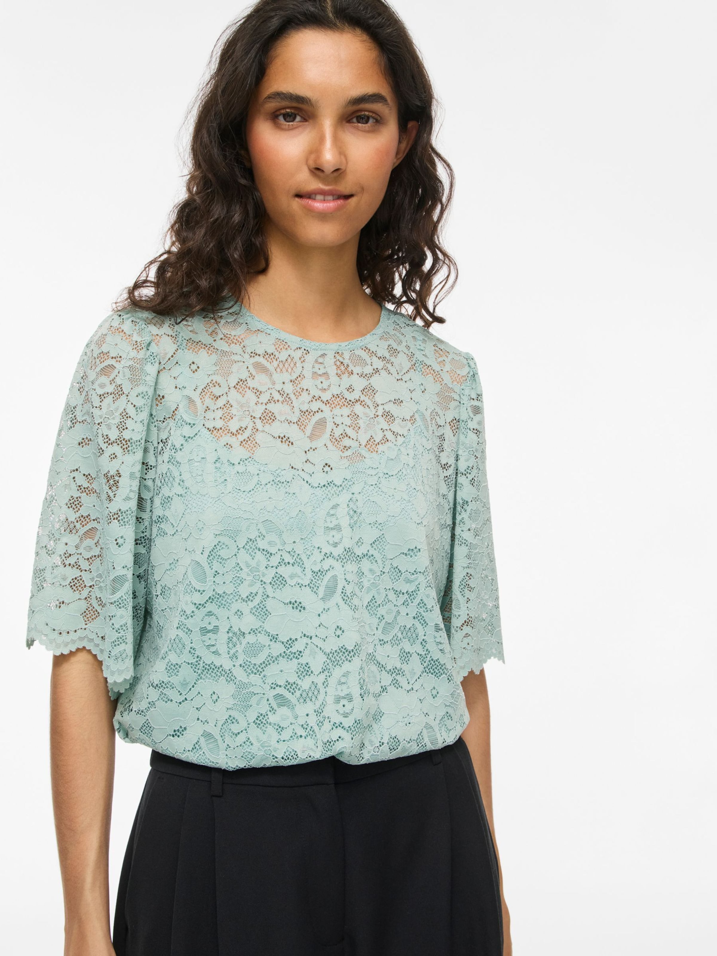 VILA Blouse in Groen