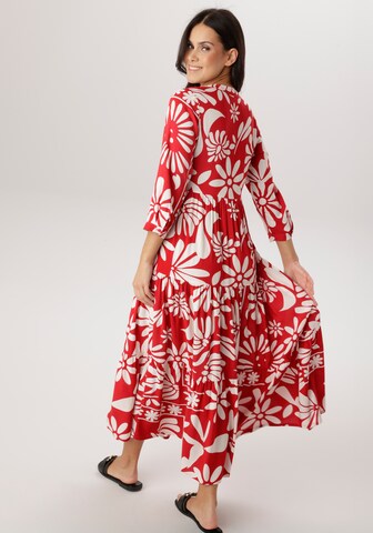 Aniston SELECTED Blusenkleid in Rot