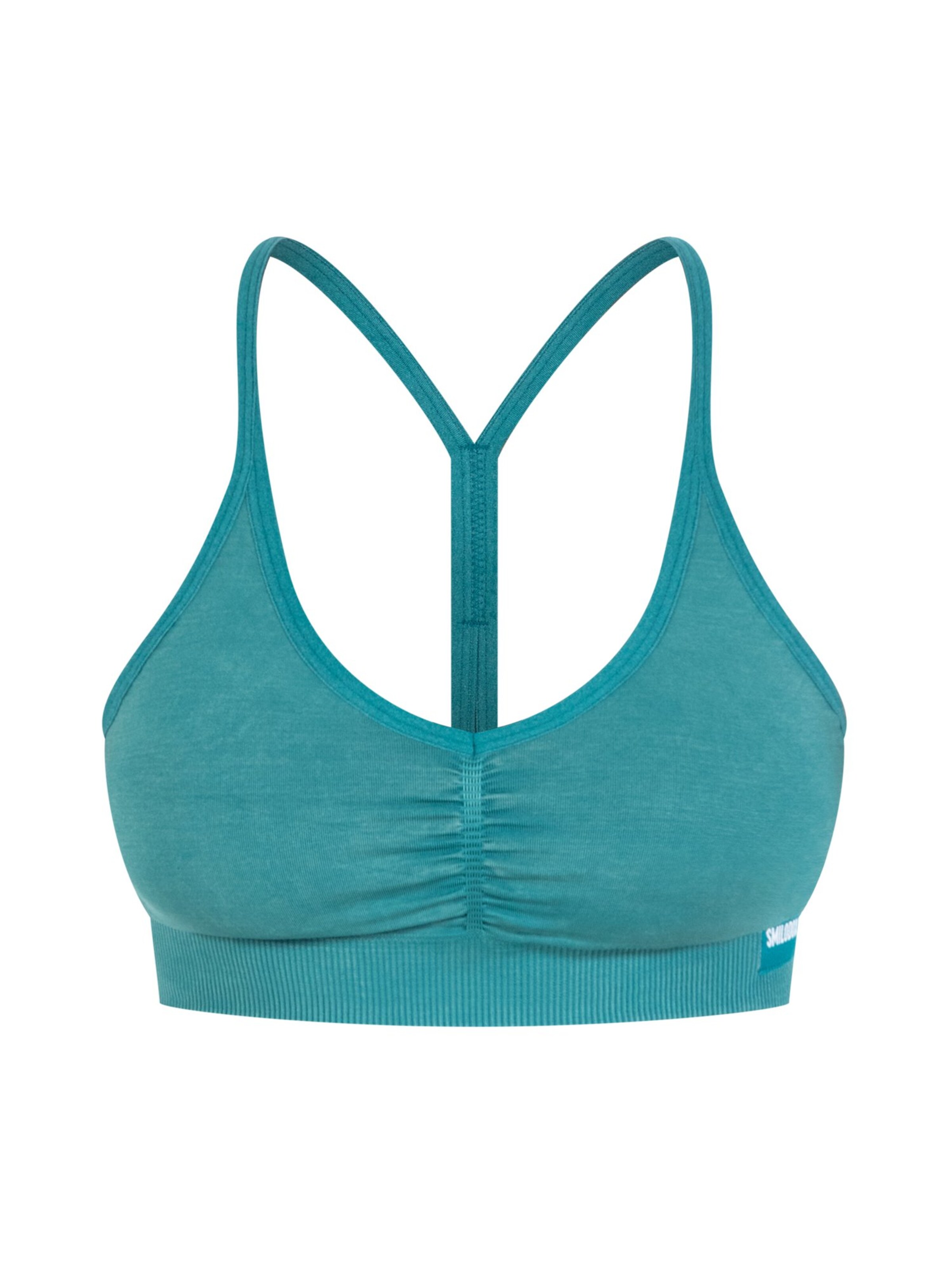 Soutien-gorge de sport Smilodox en vert : devant