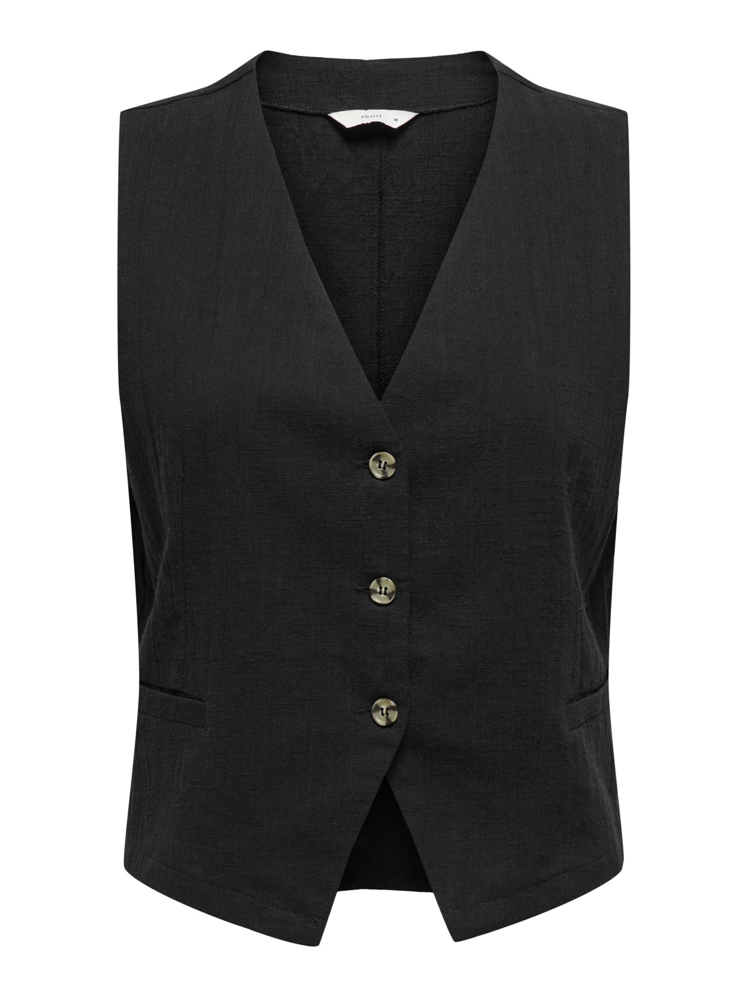 ONLY Suit vest 'ONLTizana' in Black: front