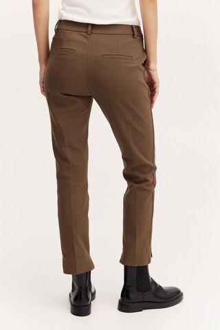 Fransa - Slimfit Pantalón chino 'VITA TESSA PA 2 ANK' en marrón