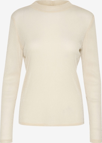 SAINT TROPEZ Футболка 'SZ Delila' в Бежевый: спереди