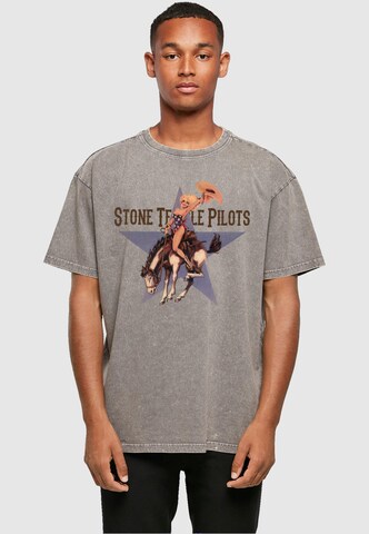 T-Shirt 'Stone Temple Pilots - Cowgirl' Merchcode en gris : devant
