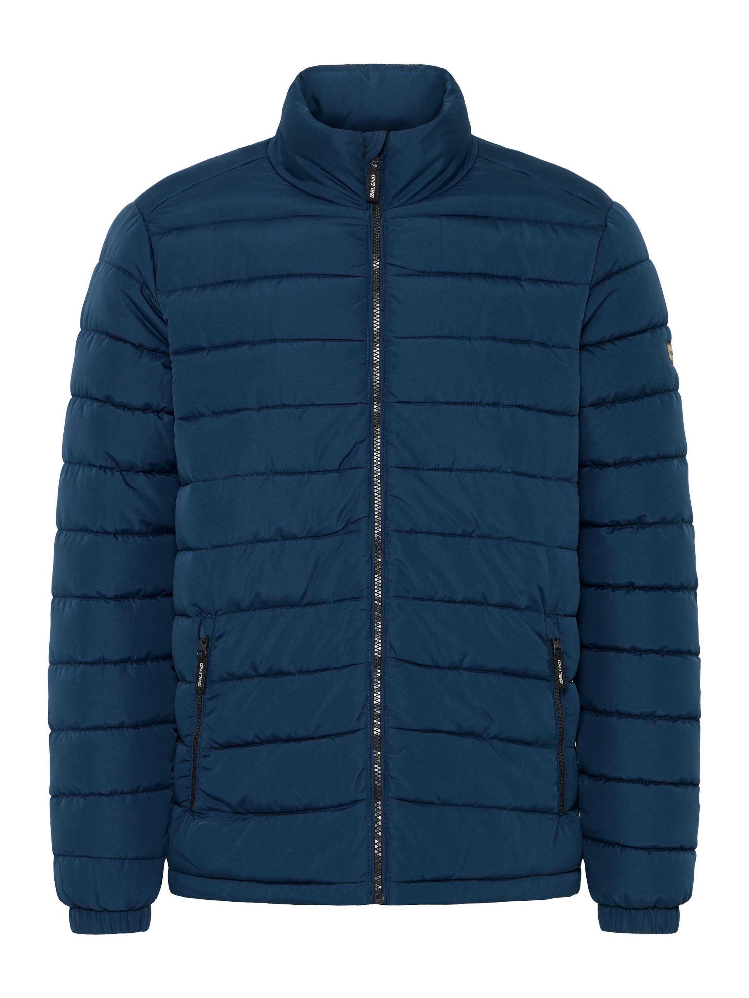 BLEND Tussenjas ' BHMelax ' in Blauw: voorkant