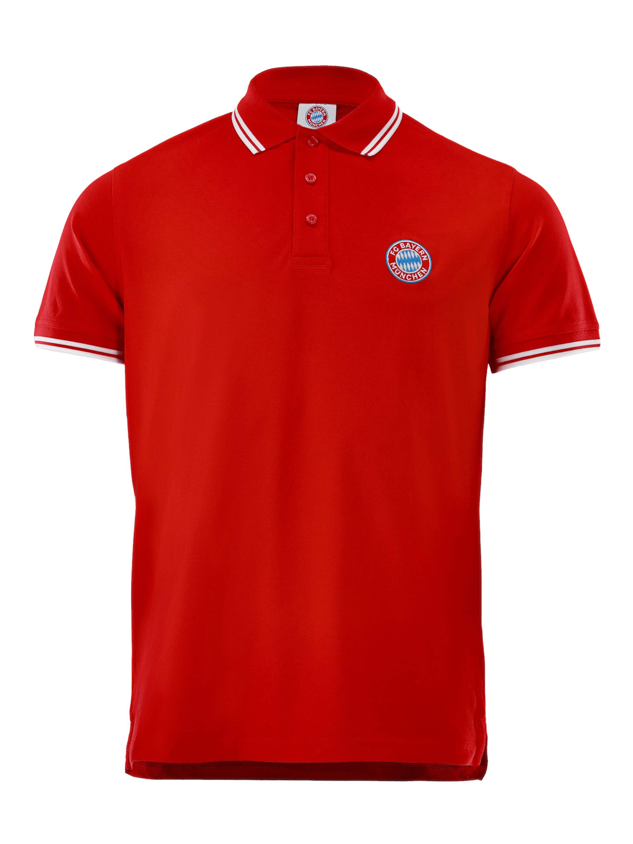 FC BAYERN MÜNCHEN Poloshirt 'Essential' in Rot: Vorderseite