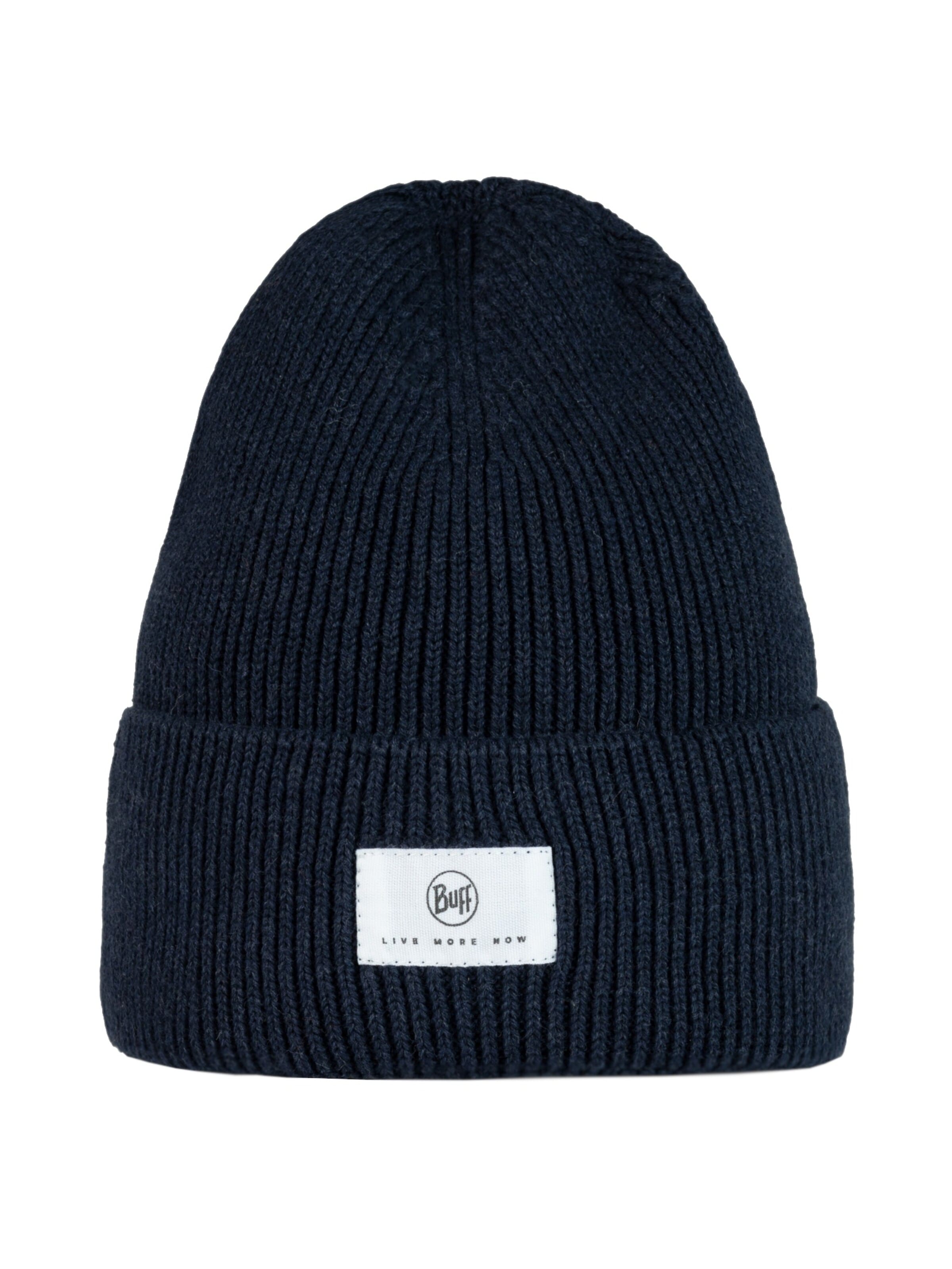 Bonnet 'Buff Knitted Hat Beanie' BUFF en bleu : devant