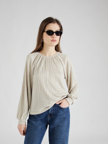 PIECES Blouse 'DALILAH' in Beige: voorkant