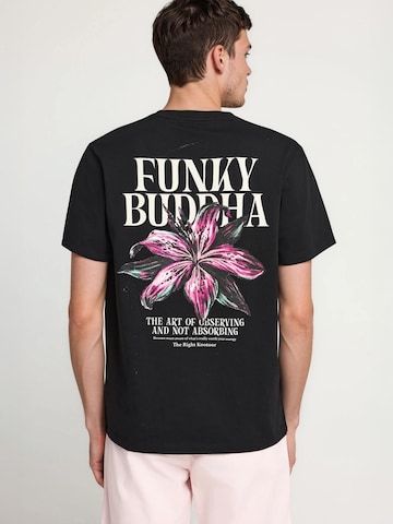 melns Funky Buddha T-Krekls