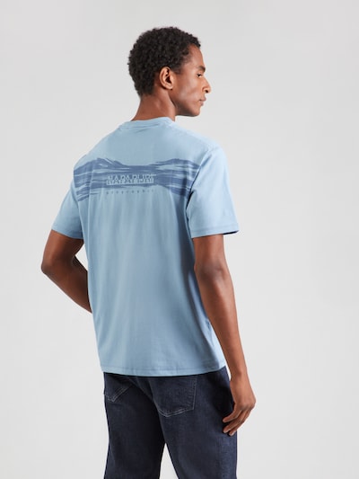 NAPAPIJRI Camiseta en zafiro / azul claro, Vista del producto