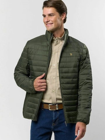 Veste mi-saison ' Mark ' U.S. POLO ASSN. en vert : devant