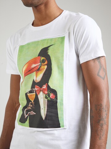 Key Largo Tričko 'HORNBILL' - Biela