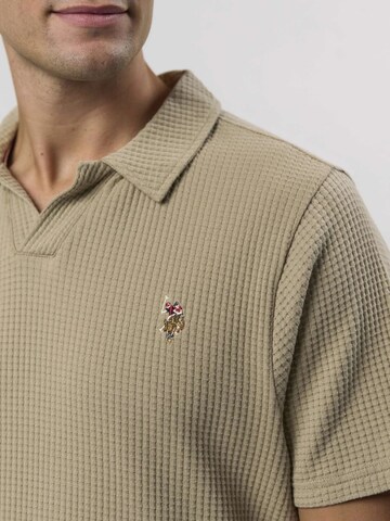 U.S. POLO ASSN. Regular Fit Skjorte ' Costa ' i beige