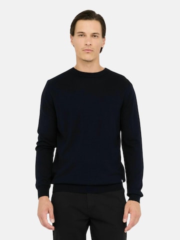 Liu Jo Sweater 'LIU JO UOMO MAGLIA GIROCOTSETA Maglieria' in Blue: front
