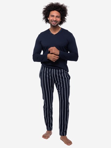 Mey Pyjama lang 'Valsted' in Blau