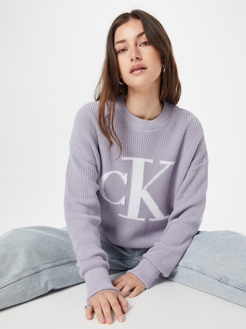 Pull-over Calvin Klein Jeans en violet