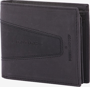 Northampton Polo Club Portemonnaie in Schwarz: Vorderseite