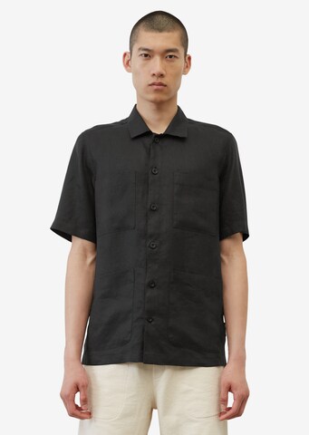 Marc O'Polo - Ajuste regular Camisa en negro: frente