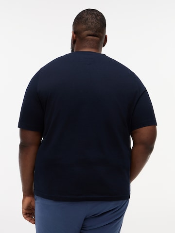 Tommy Hilfiger Big & Tall Shirt 'BRAND LOVE' in Blauw