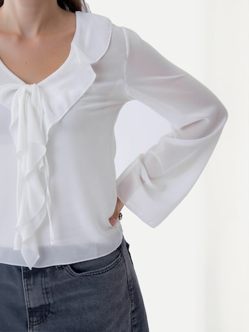 TEESHOPPEN Blouse 'Alba' in White