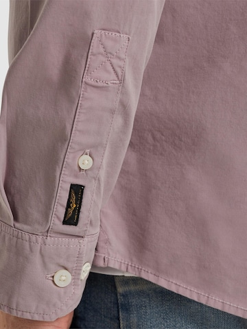 PME Legend Regular fit Overhemd 'American Classic shirt' in Lila