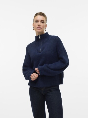 Pull-over 'AWSOME' VERO MODA en bleu : devant