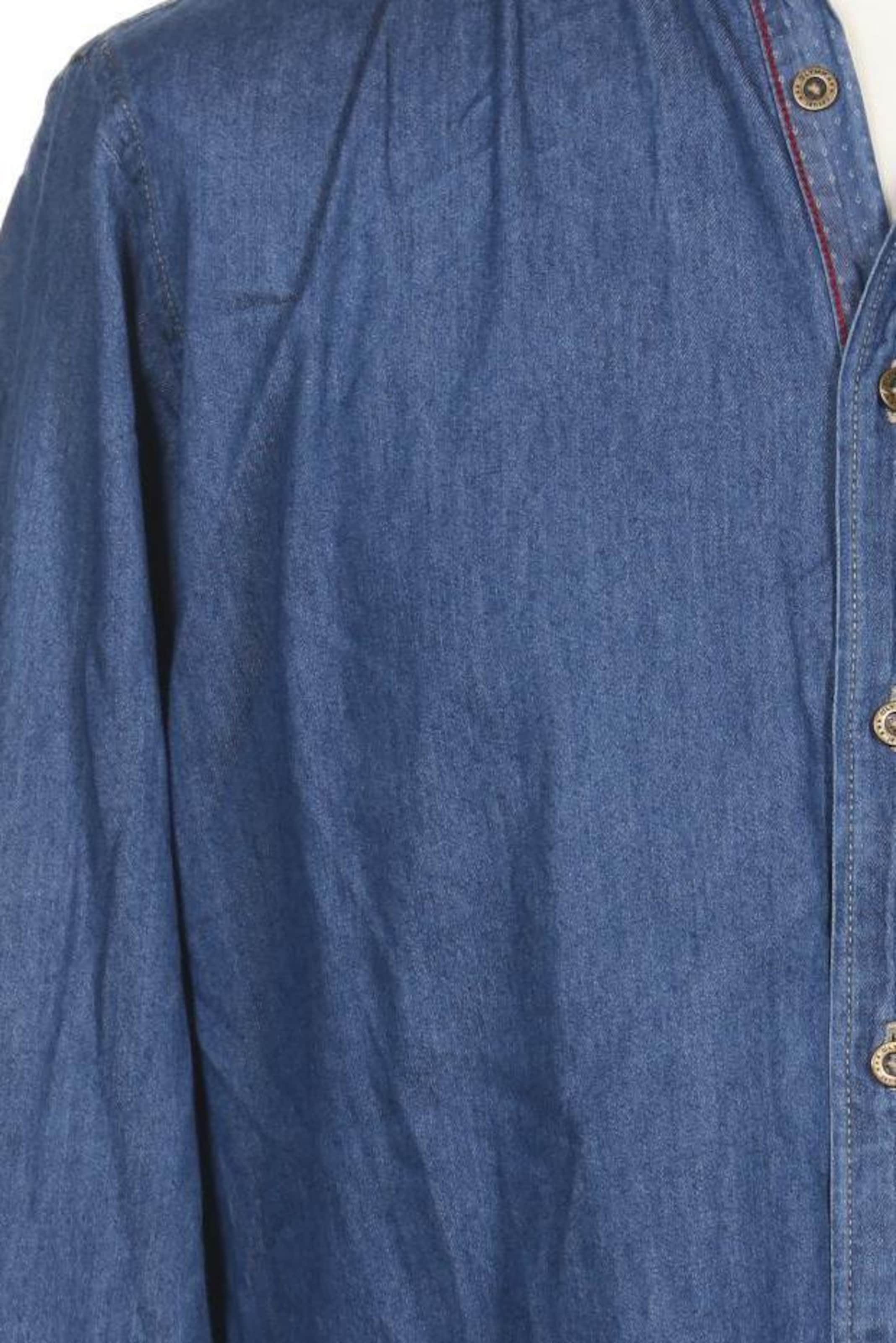 OLYMP Button Up Shirt in L in Blue