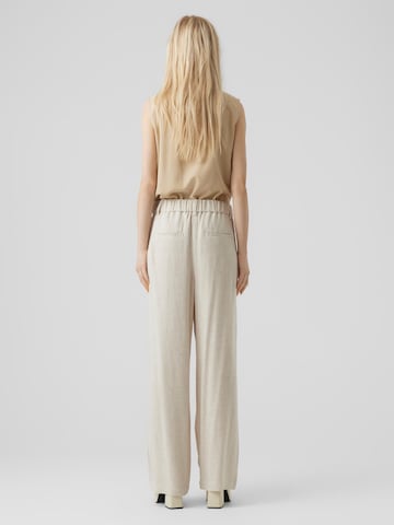 VERO MODA Wide leg Broek 'Vertira' in Beige