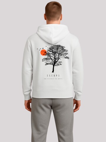 Pull-over 'Escape Discover the World Tree Birds' F4NT4STIC en blanc