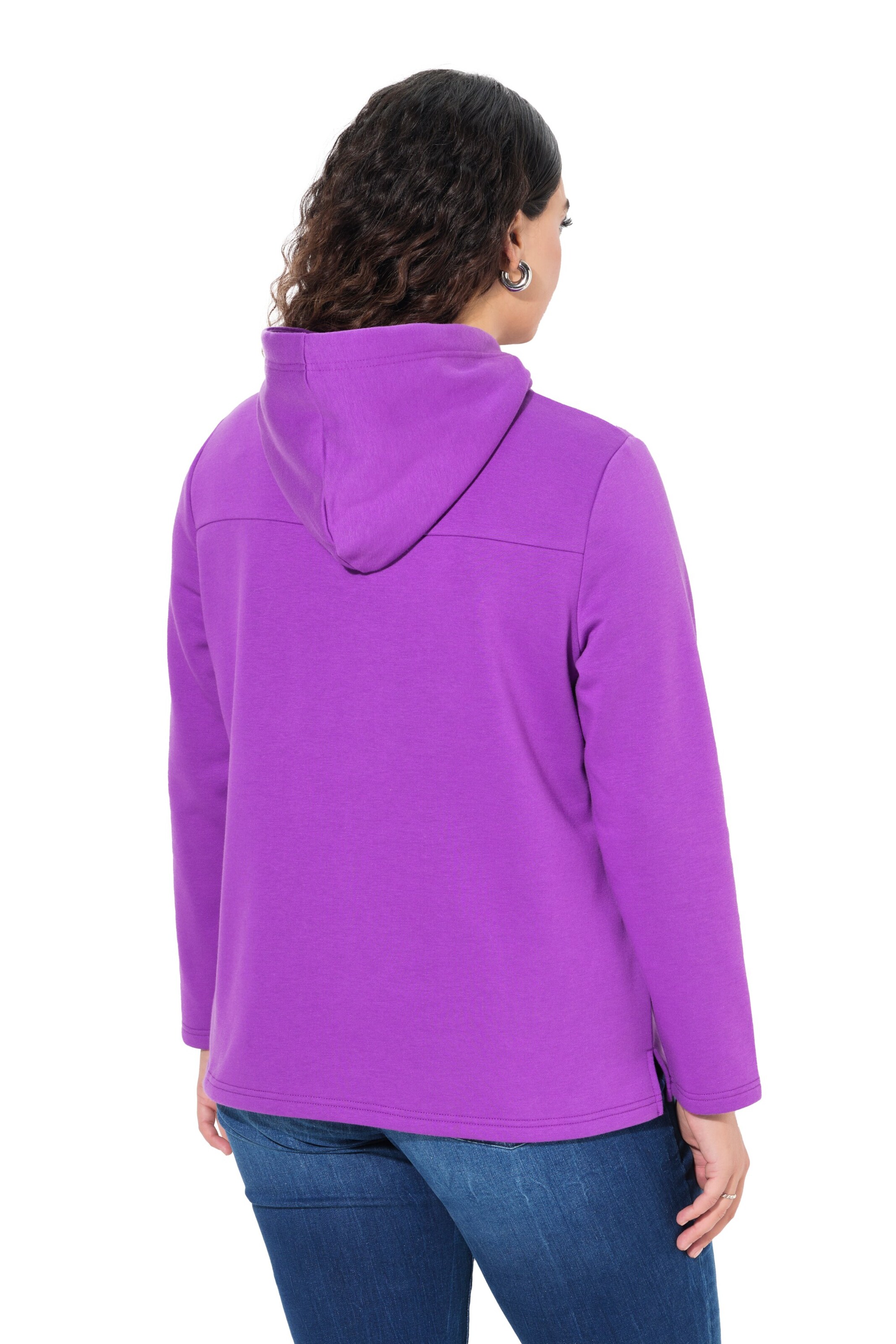 Ulla Popken Sweatshirt in Purple
