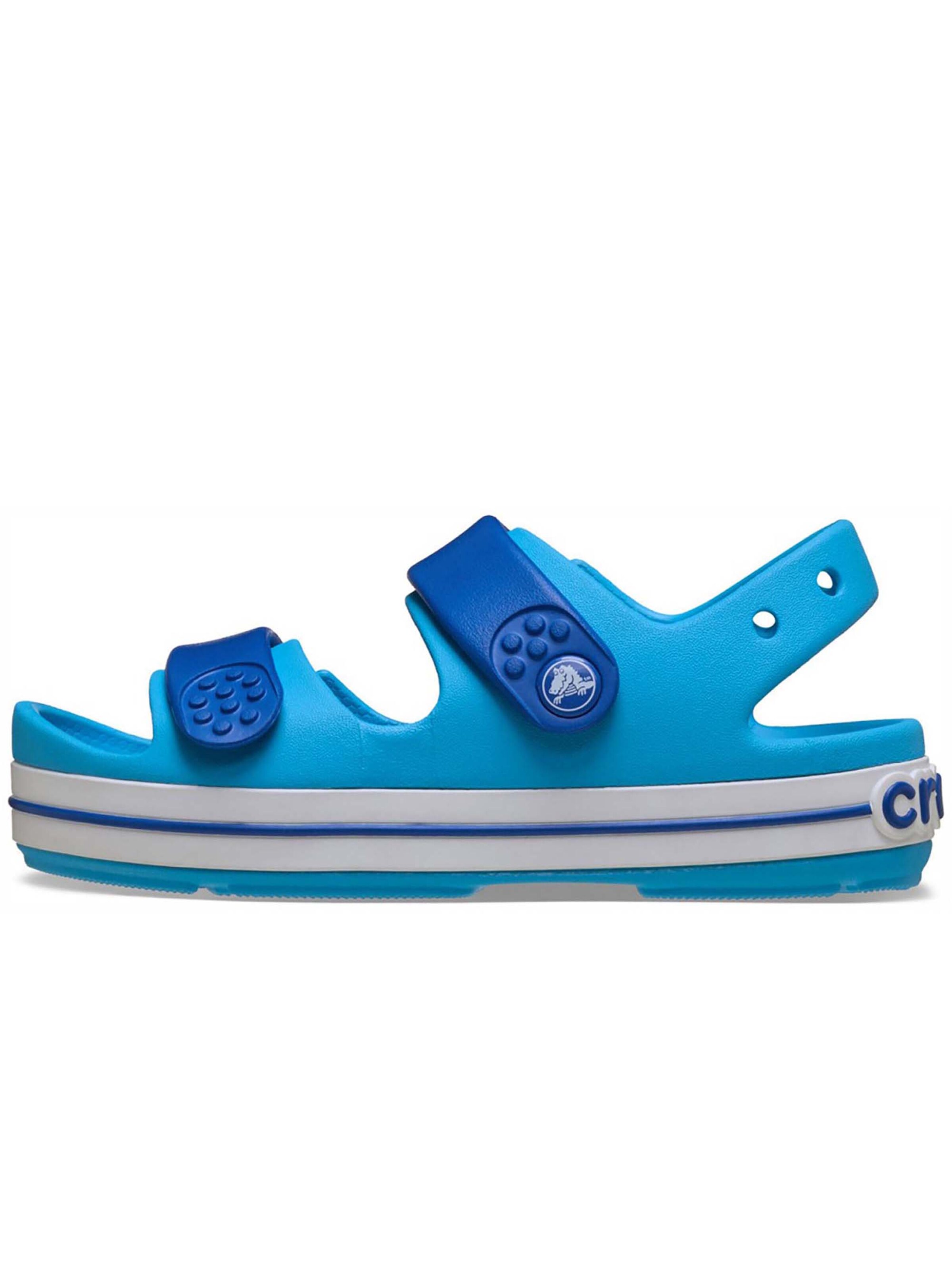 Chaussures ouvertes Crocs en bleu : devant