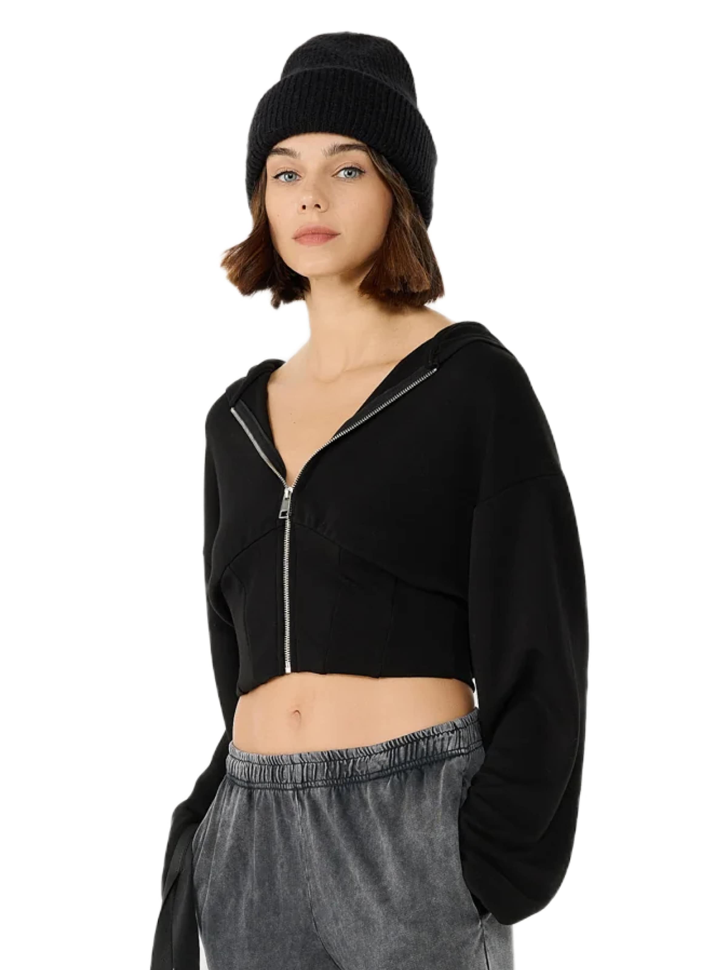 Veste de survêtement No Matter What en noir : devant