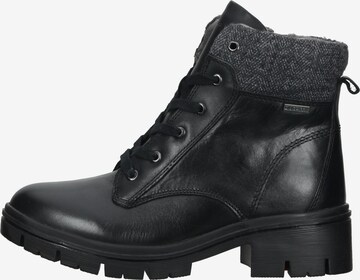 TAMARIS Lace-Up Ankle Boots in Black