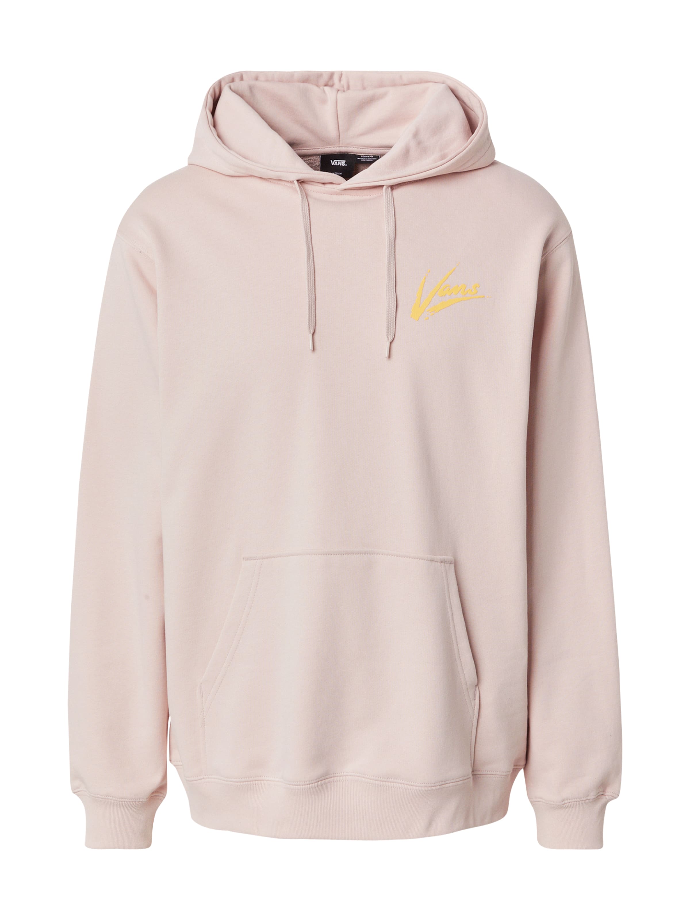 VANS Sweatshirt 'Brush Script II' in de kleur Geel / Rosa, Productweergave