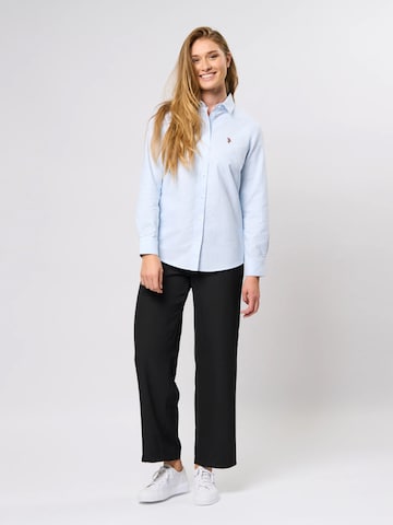 U.S. POLO ASSN. Bluse 'Gina' i blå