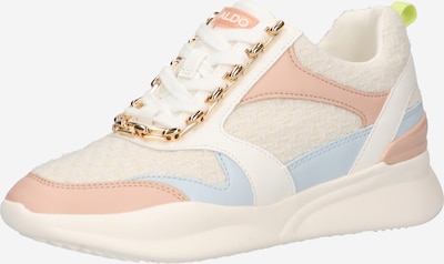 ALDO Sneaker 'ACILIJAN' in pastellblau / pastellpink / weiß, Produktansicht