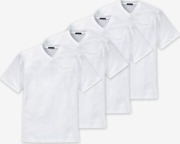 T-Shirt SCHIESSER en blanc : devant