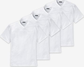 T-Shirt SCHIESSER en blanc : devant