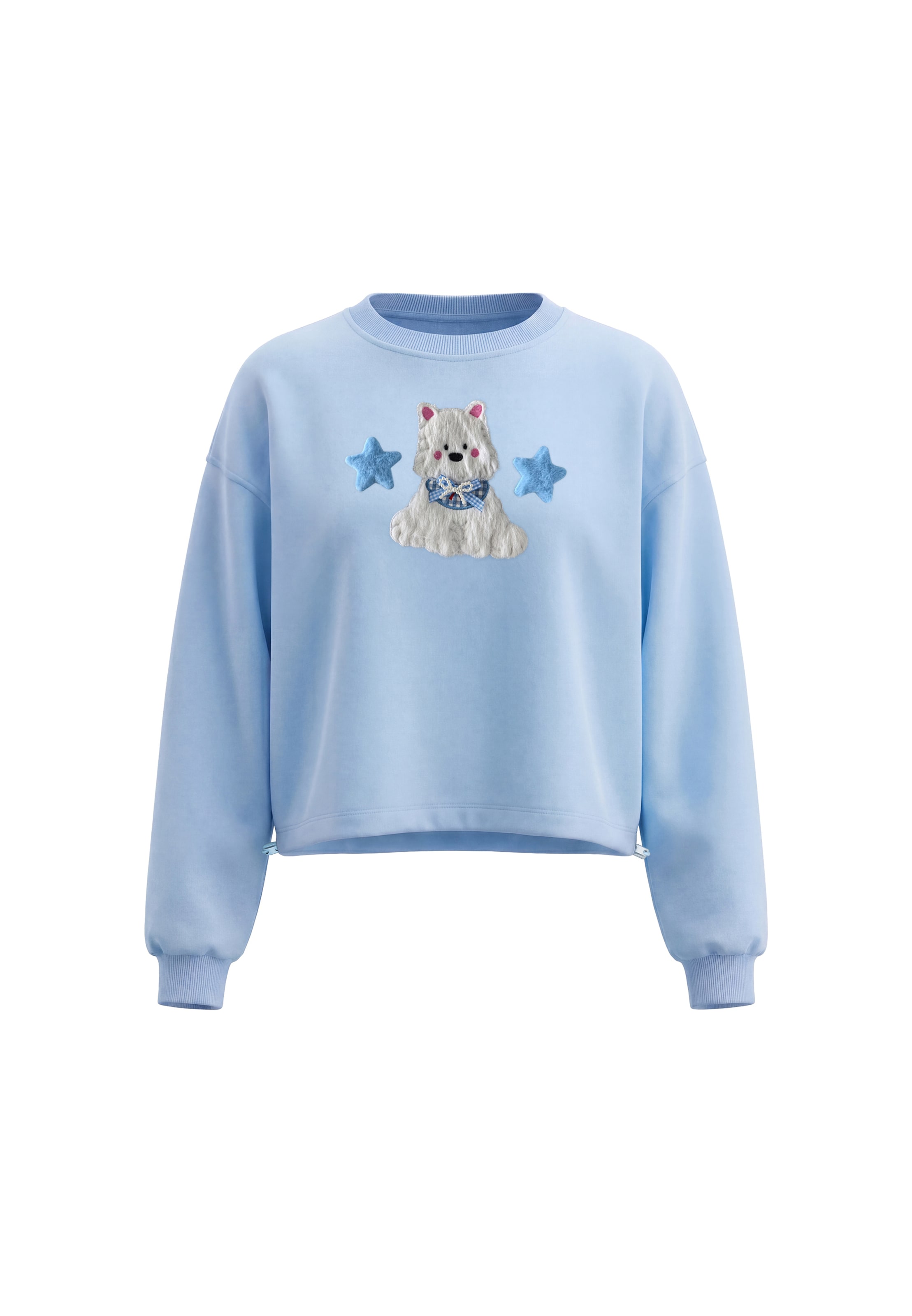 Sweat-shirt MYMO en bleu : devant