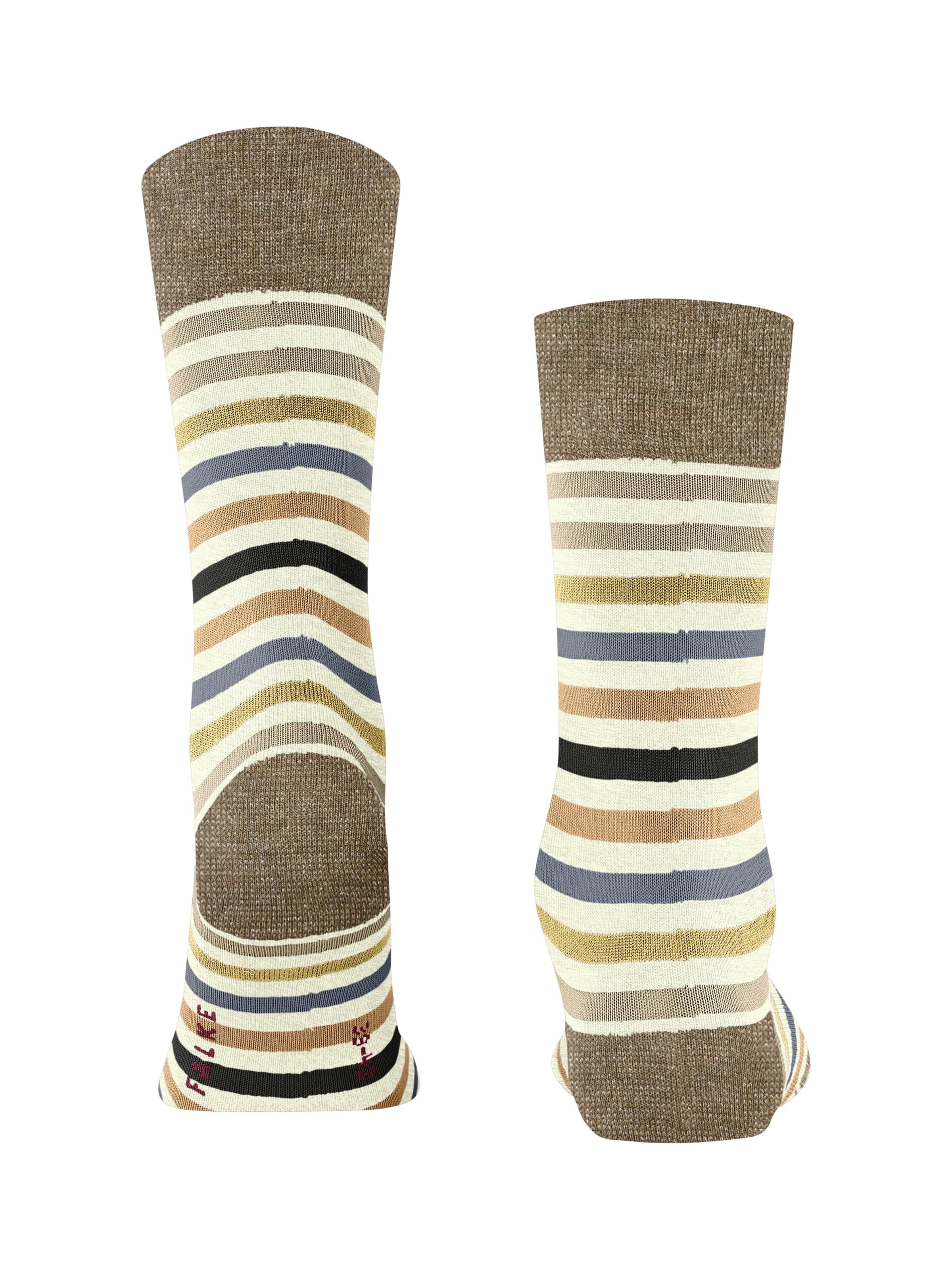 FALKE Socken 'Tinted Stripe'‌‌‌‌‌‌‌ in Weiß