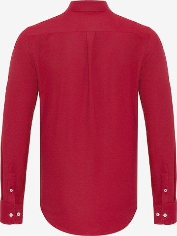 Coupe regular Chemise business 'JONES' DENIM CULTURE en rouge