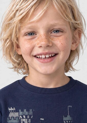s.Oliver Sweatshirt in Blauw: voorkant