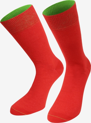 normani Socks in Red: front