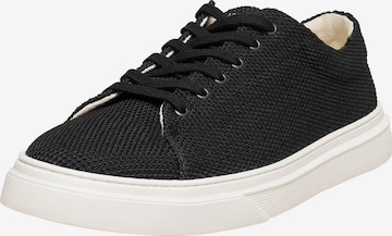 Henry Stevens Sneakers laag 'Travis TS' in Zwart: voorkant