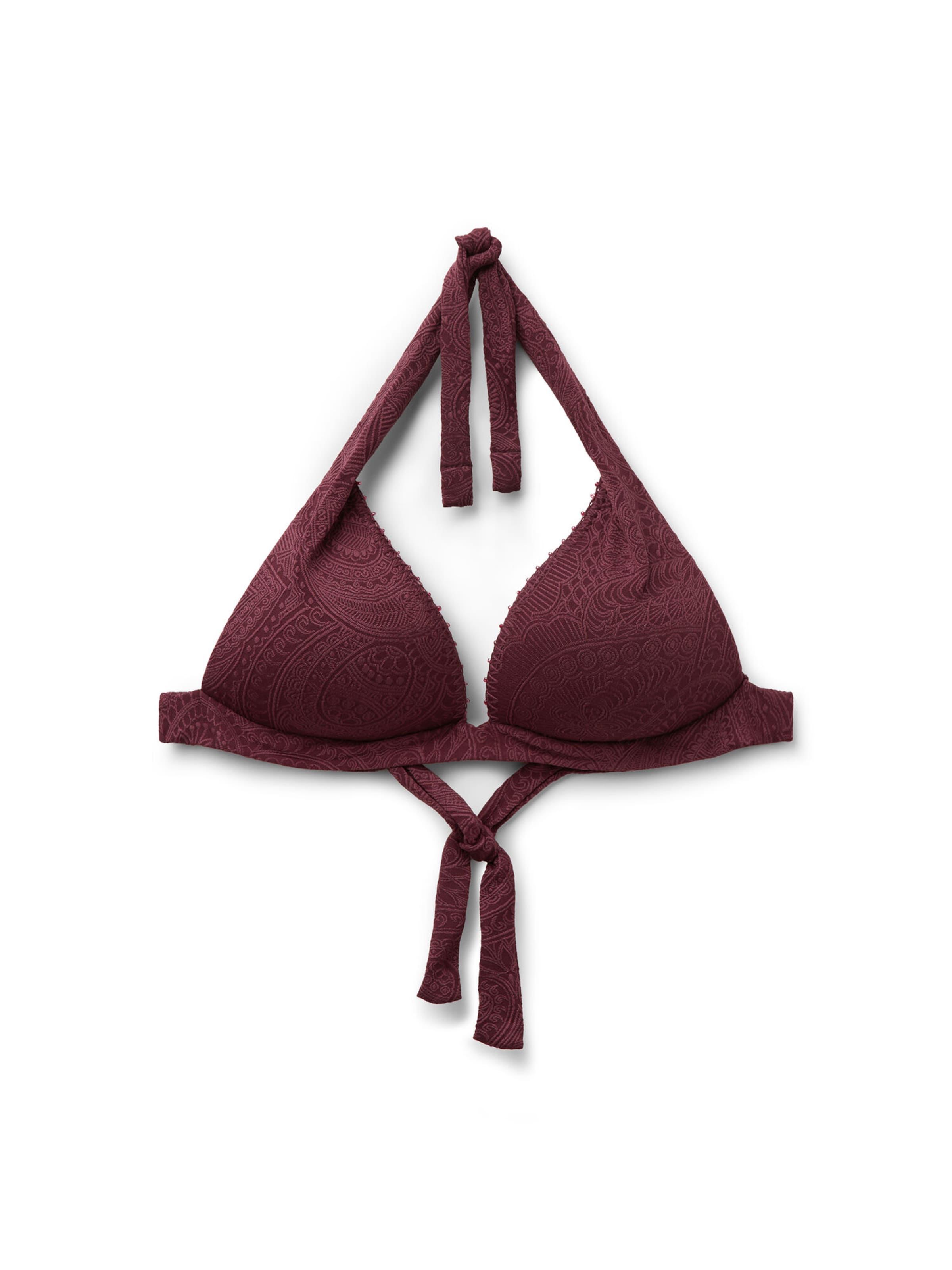 CALZEDONIA Bikini Top 'Precious' in Bordeaux, Item view