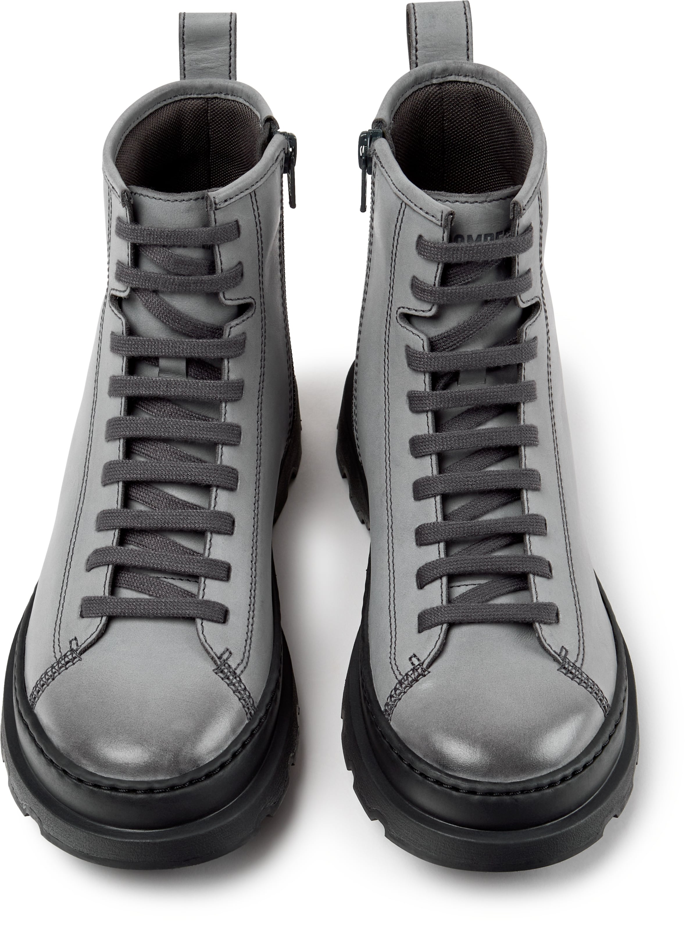 CAMPER - Botines con cordones 'Brutus+' en gris
