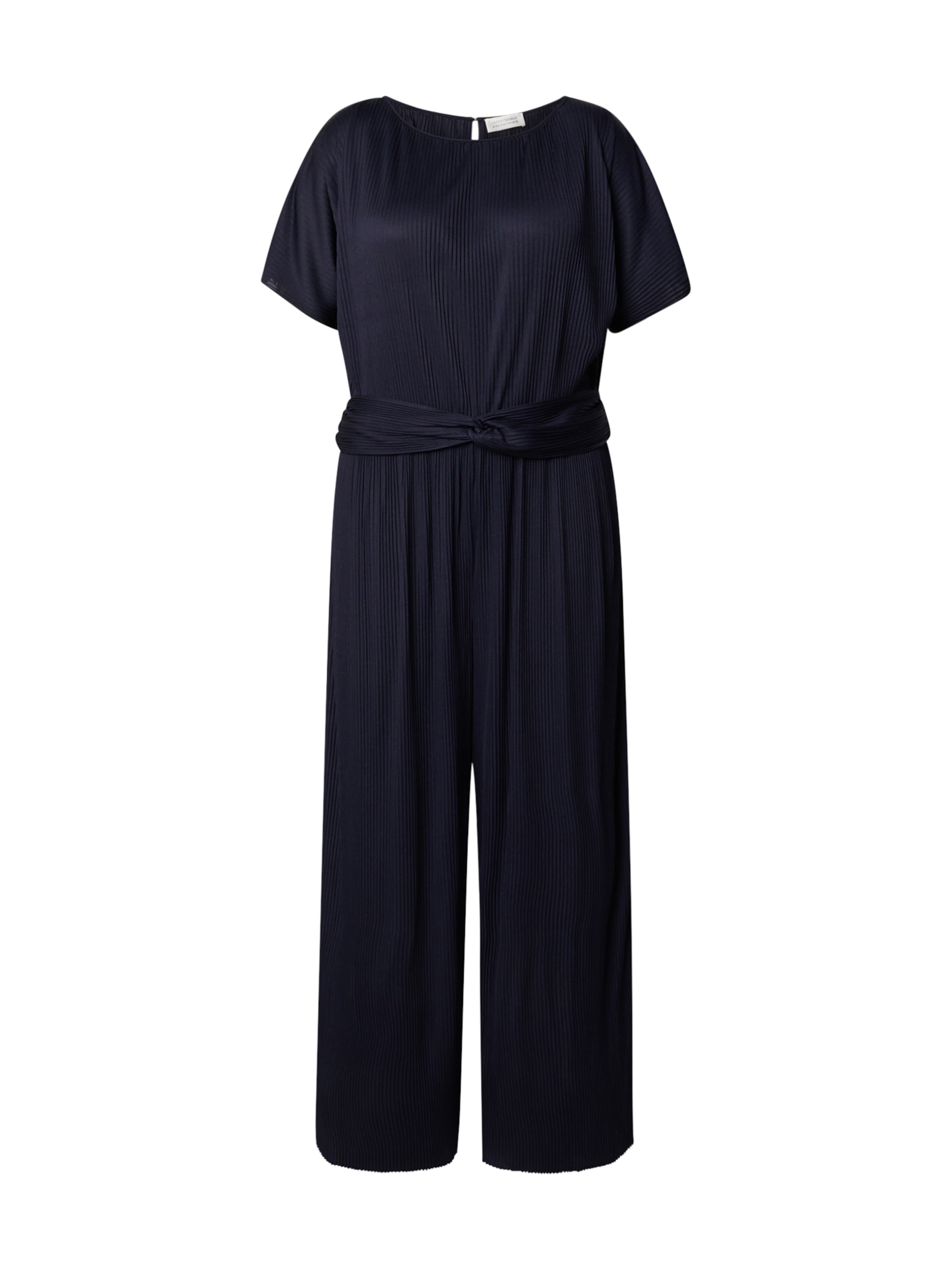 Guido Maria Kretschmer Curvy Jumpsuit 'Claude' in Blau: Vorderseite